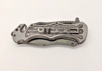 Zombie Hunter ZB-018 Stainless Steel Combination Blade Folding Pocket Knife