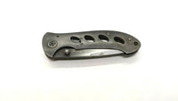 Smith & Wesson Oasis SW423BS Folding Pocket Knife Black Combo Edge Liner Lock SS
