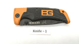 Gerber Bear Grylls Scout Folding Pocket Knife Drop Point Fine/Serrated Edge
