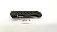 Gerber EVO Jr Folding Pocket Knife Combo Edge Liner Lock Black Anodized Aluminum