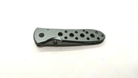 Smith & Wesson Extreme Ops SWA13 Folding Pocket Knife Plain Liner Aluminum Gray