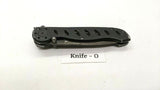 Gerber EVO Jr Folding Pocket Knife Combo Edge Liner Lock Black Anodized Aluminum