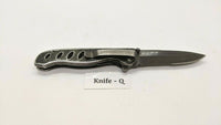 Gerber EVO Jr Folding Pocket Knife Combo Edge Liner Lock Black Anodized Aluminum