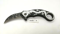 Dark Side Blades Ballistic DS-A005 Folding Pocket Knife Spring Assisted Plain