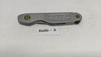 Stanley Model 10-049 Folding Pocket/Utility Knife Aluminum Handle 11-040 Blade