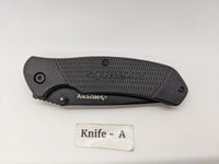 Husky Black Single Combo Edge Blade Folding Pocket Knife Liner Lock **Various**