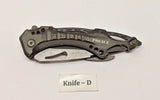 Tac-Force Speedster Series TF-705 Pocket Knife Spring Assisted *Variations* Blk