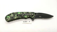 Master USA MU-A030 Folding Pocket Knife Assisted Combo Edge Liner Lock GFN Nylon