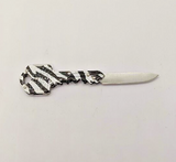 SOG Zebra Print Stainless Steel Drop Point Plain Edge Folding Pocket Knife