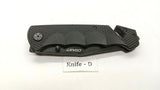 Coast DX330 Combination Blade Folding Pocket Knife Liner Lock Black Nylon Handle