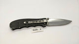 Smith & Wesson Extreme Ops SWA14 Folding Pocket Knife Plain Edge Liner Lock Blk