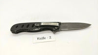 Gerber EVO Jr Folding Pocket Knife Combo Edge Liner Lock Black Anodized Aluminum