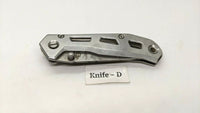 Gerber Airlift Silver Folding Pocket Knife Stainless Steel Frame Lock Plain Edge