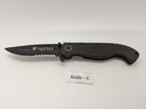 Smith & Wesson Special Tactical CKTACBSD Folding Pocket Knife Black Combo Liner