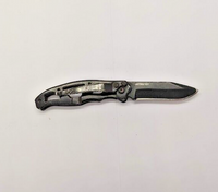 Gerber 8970521D1 Clip Point Plain Edge Skeleton Frame Lock Folding Pocket Knife