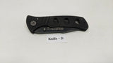 Smith & Wesson Extreme Ops SWA6 Folding Pocket Knife Plain Edge Liner Lock Black