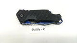 M-Tech USA MT-A882 Ballistic Folding Pocket Knife Nylon Fiber Plain Edge Frame