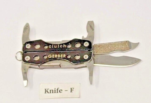 Gerber Clutch Mini Multi-Tool Needle Nose Pliers 1.75" Plain Knife Blade