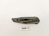 Kershaw 1160 Fraxion Anso Design Folding Pocket Knife Plain Edge Liner Lock G10