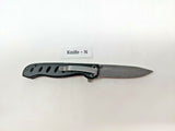 Gerber EVO Jr Folding Pocket Knife Combo Edge Liner Lock Black Anodized Aluminum