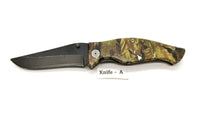 Frost Cutlery Camo Folding Pocket Knife Assisted Plain Edge Liner Lock Stainless