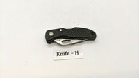 Maxam Small Black Falcon Folding Pocket Knife Lockback Combo Edge Plastic Handle