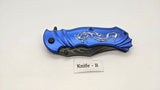 Masters Collection Ballistic MC-A003 Folding Pocket Knife Assisted Plain Dragon