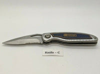 Kobalt Pocket Knife Blue Single/Combination Blade Liner Lock (Variation)