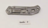 Gerber Airlift Silver Folding Pocket Knife Stainless Steel Frame Lock Plain Edge
