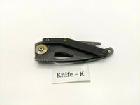 Coast Model FX200 Folding Pocket Knife Frame Lock All Black Bottle Opener Handle