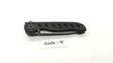 Gerber EVO Jr Folding Pocket Knife Combo Edge Liner Lock Black Anodized Aluminum