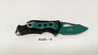 M-Tech USA MT-A882 Ballistic Folding Pocket Knife Nylon Fiber Plain Edge Frame