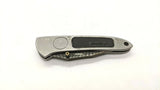 Eddie Bauer Titanium Coated Combo Folding Pocket Knife Button Lock Stainless