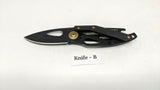 Coast Model FX200 Folding Pocket Knife Frame Lock All Black Bottle Opener Handle