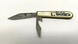 Vintage Colonial Prov USA Advertising Folding Pocket Knife & Opener "Ideas #1"