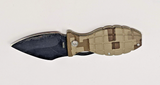 Humvee Folding Pocket Knife Plain Edge Drop Point Slipjoint Grenade Handle SS