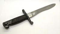 Vtg Rare Toledo Spain Bayonet/Fixed Blade Knife arr. Early 1940's Carbon Steel