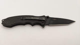 Sarge SK-802 Stainless Steel Tanto Point Plain Edge Blade Folding Pocket Knife