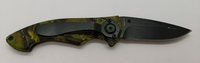 HammeTTE Tamco 420 Frame Lock Drop Point Blade Camo Folding Pocket Knife