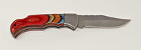 Best Buy Damascus 1  Folding Pocket Knife 6.5" Stainless Steel Plain Blade
