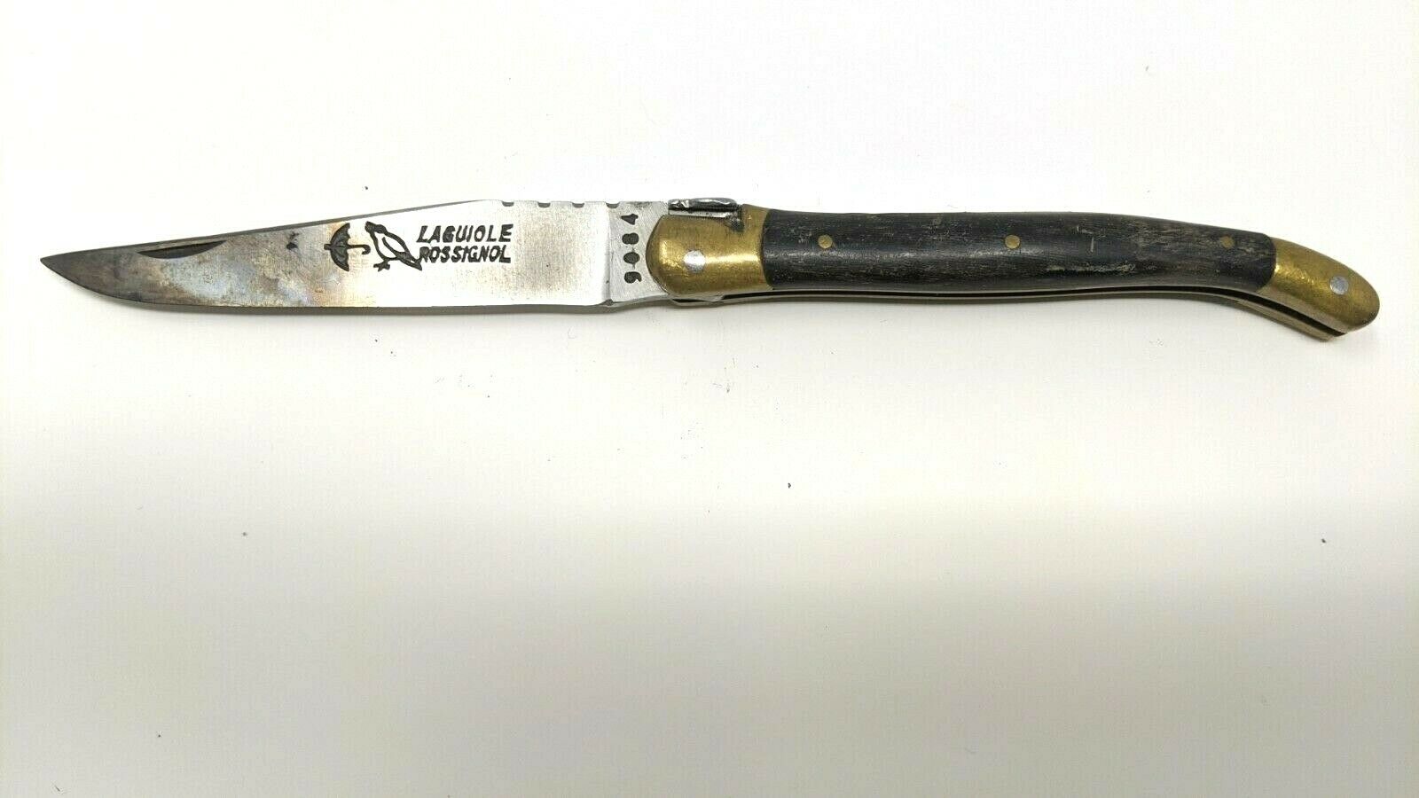 Vintage Laguiole Rossignol Folding Pocket Knife Bumble Bee Blade
