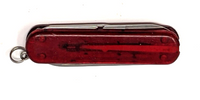 Wenger Delemont Classic Esquire Swiss Army Knife Transparent Red