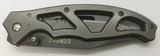 Gerber 4661212C0 Frame Lock Combination Clip Point Blade 7" Folding Pocket Knife