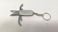 Mini Appalachian Trail Stainless Steel Keychain Multi Tool Nail File Can Opener