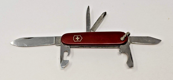 Versatile Swiss Army Knife with Nail File and Punch