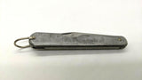 Vintage Queen Cutlery #45EO Big Chief Folding Pocket Knife Easy Open SS Aluminum