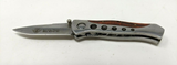 Dakota Brand Folding Pocket Knife Liner Lock Plain Edge "CAHP Credit Union" Logo