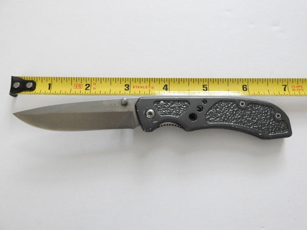 Winchester Single Blade Framelock Aluminum Handle Pocket Knife