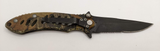 Remington Sportsman Series 8.6" Folding Pocket Knife Camo Partially Serrated