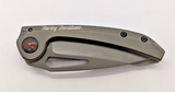 Harley-Davidson TecX TH-1 Stainless Steel 52163C Plain Edge Folding Pocket Knife